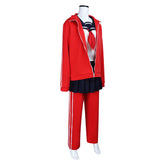 Schoolgirl Kagura Gintama rot Uniform Cosplay Outfits